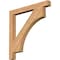 Ekena Millwork Westlake Block Smooth Bracket, Western Red Cedar, 3 1/2"W x 36"D x 36"H BKT04X36X36WTL05SWR - alternate 1